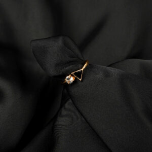 Diamond Cut Adjustable Ring