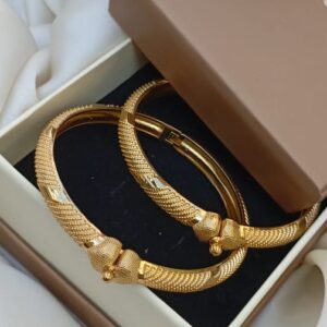 Golden Whirl Bangles