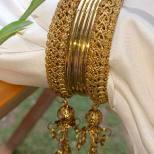 Royal Metallic Kara Jhumka